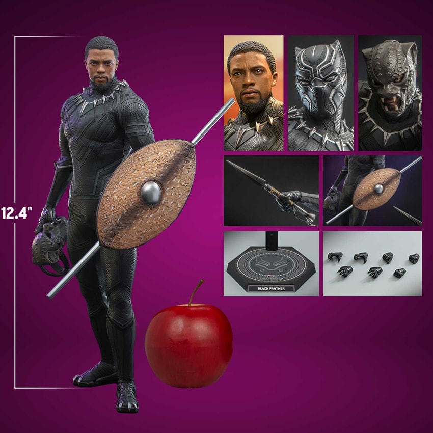 Black Panther (Original Suit) Sixth Figure by Hot Sideshow Collectibles