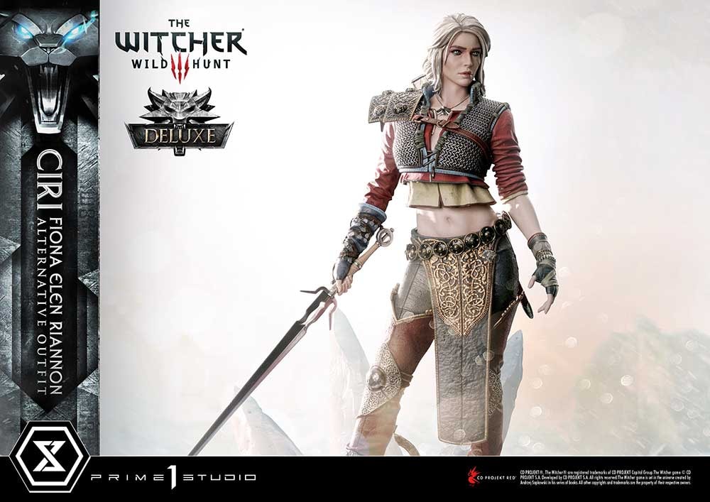 The Witcher 3: Wild Hunt Cirilla Fiona Elen Riannon Alternative Outfit (Deluxe Version) Statues - Prototype Shown View 1