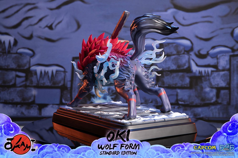 Okami Oki (Wolf Form) Statues - Prototype Shown View 5