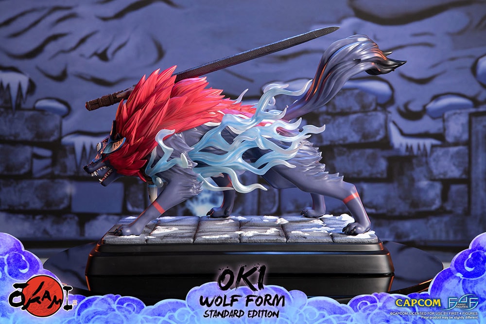 Okami Oki (Wolf Form) Statues - Prototype Shown View 6