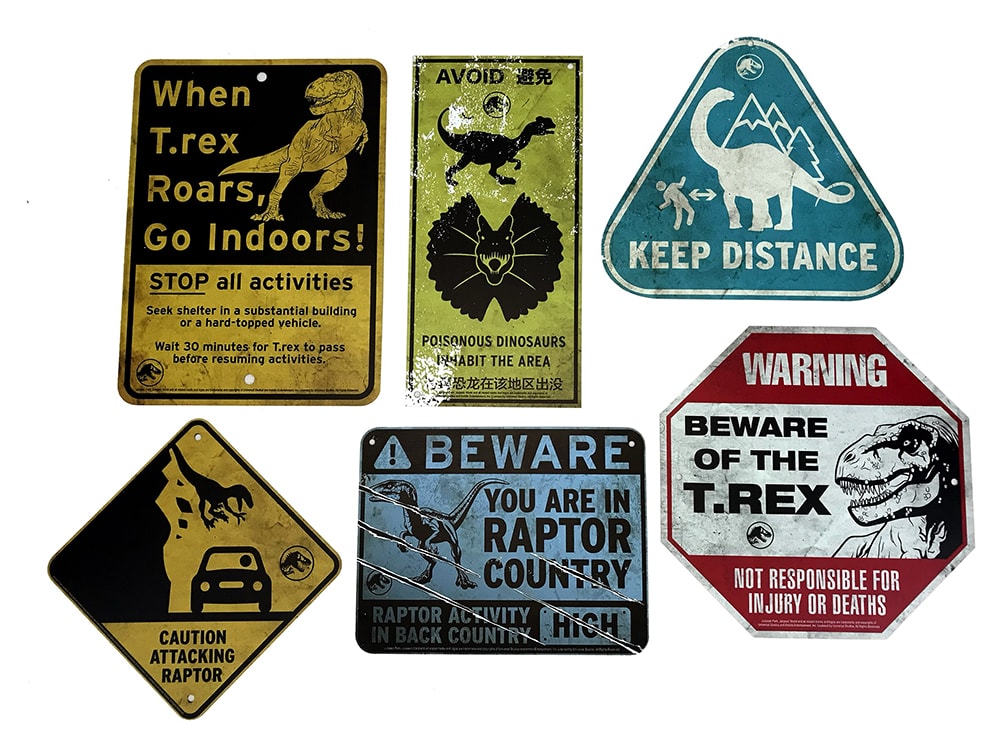 Metal Warning Signs- Prototype Shown