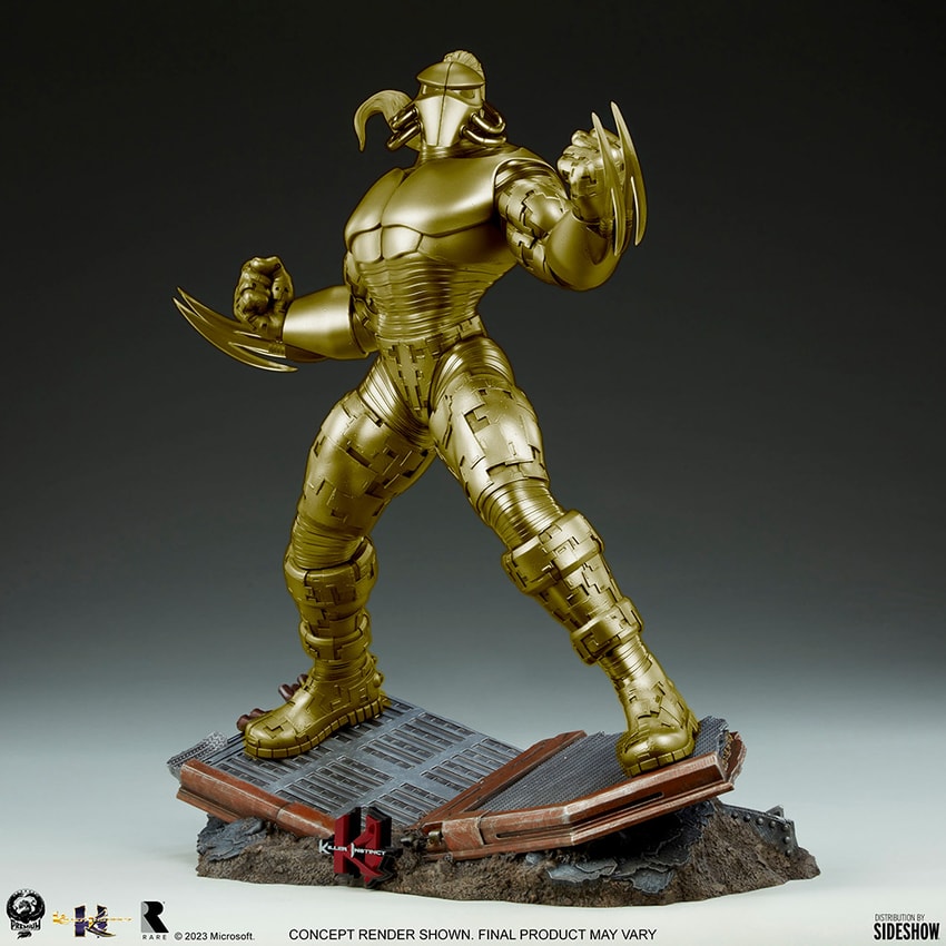 Killer Instinct Fulgore: Gold Variant Quarter Scale Statue  View 6
