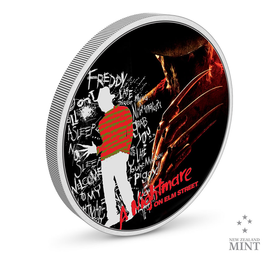 A Nightmare on Elm Street 1oz Silver Coin- Prototype Shown