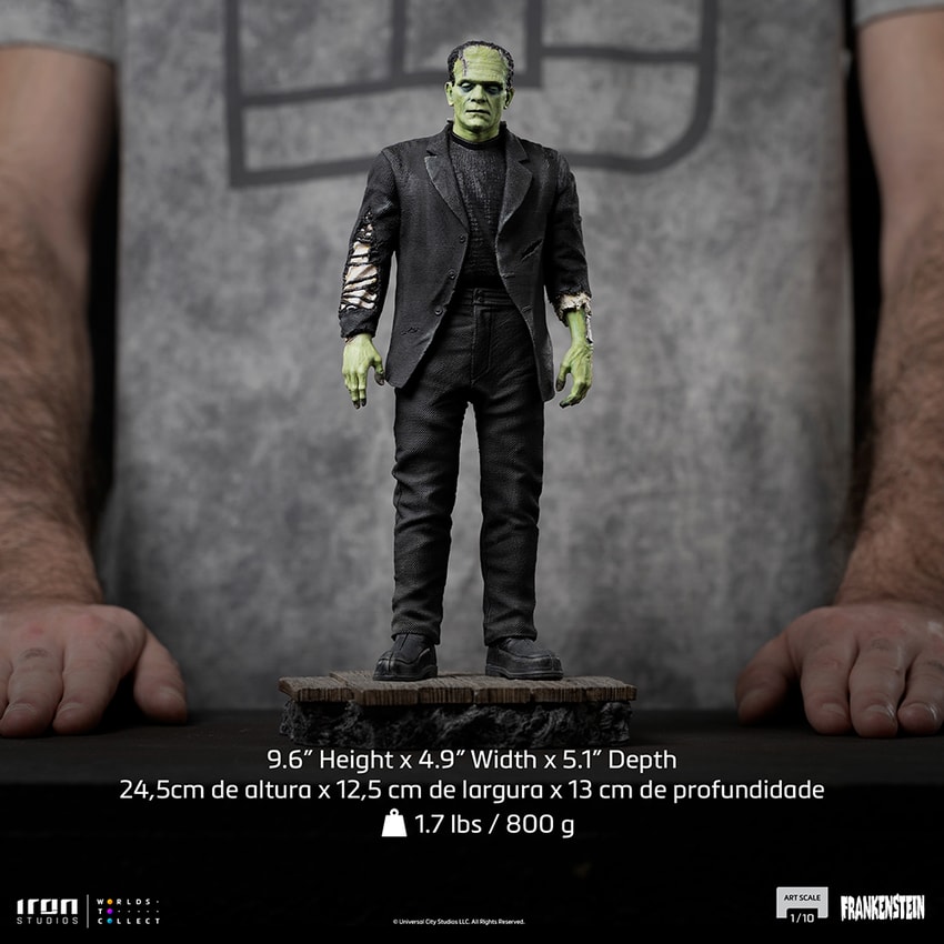 Frankenstein Monster 1:10 Scale Statue by Iron Studios