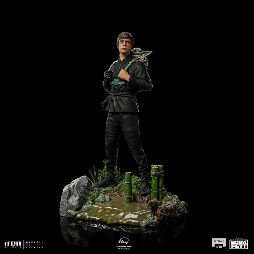 Luke Skywalker and Grogu Training- Prototype Shown View 1