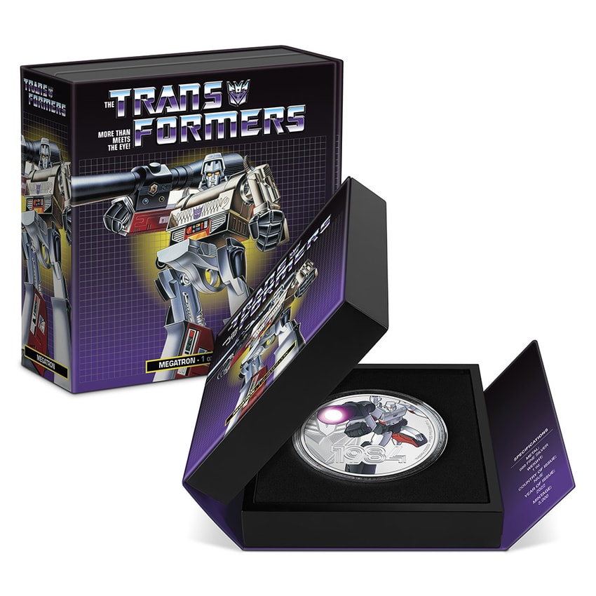 Megatron 1oz Silver Coin- Prototype Shown