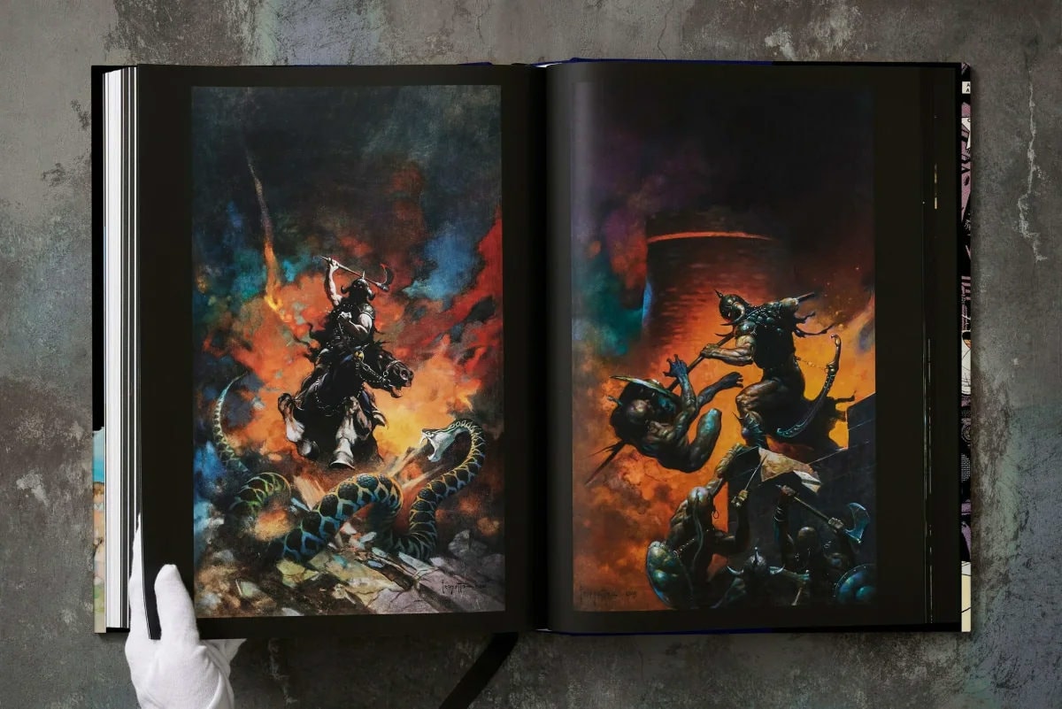 Frank Frazetta The Fantastic Worlds of Frank Frazetta Book - Prototype Shown View 3