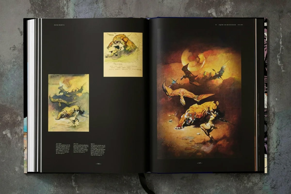 Frank Frazetta The Fantastic Worlds of Frank Frazetta Book - Prototype Shown View 5