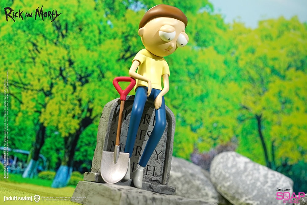 Rick and Morty Tragedy Stone Magnetic Paperclip Holder Office Supplies  View 6