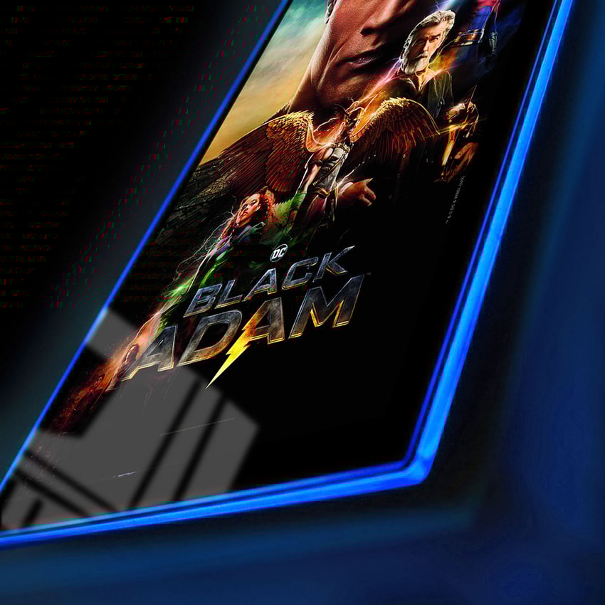 Black Adam (2022) - LED Movie Poster (Large)- Prototype Shown
