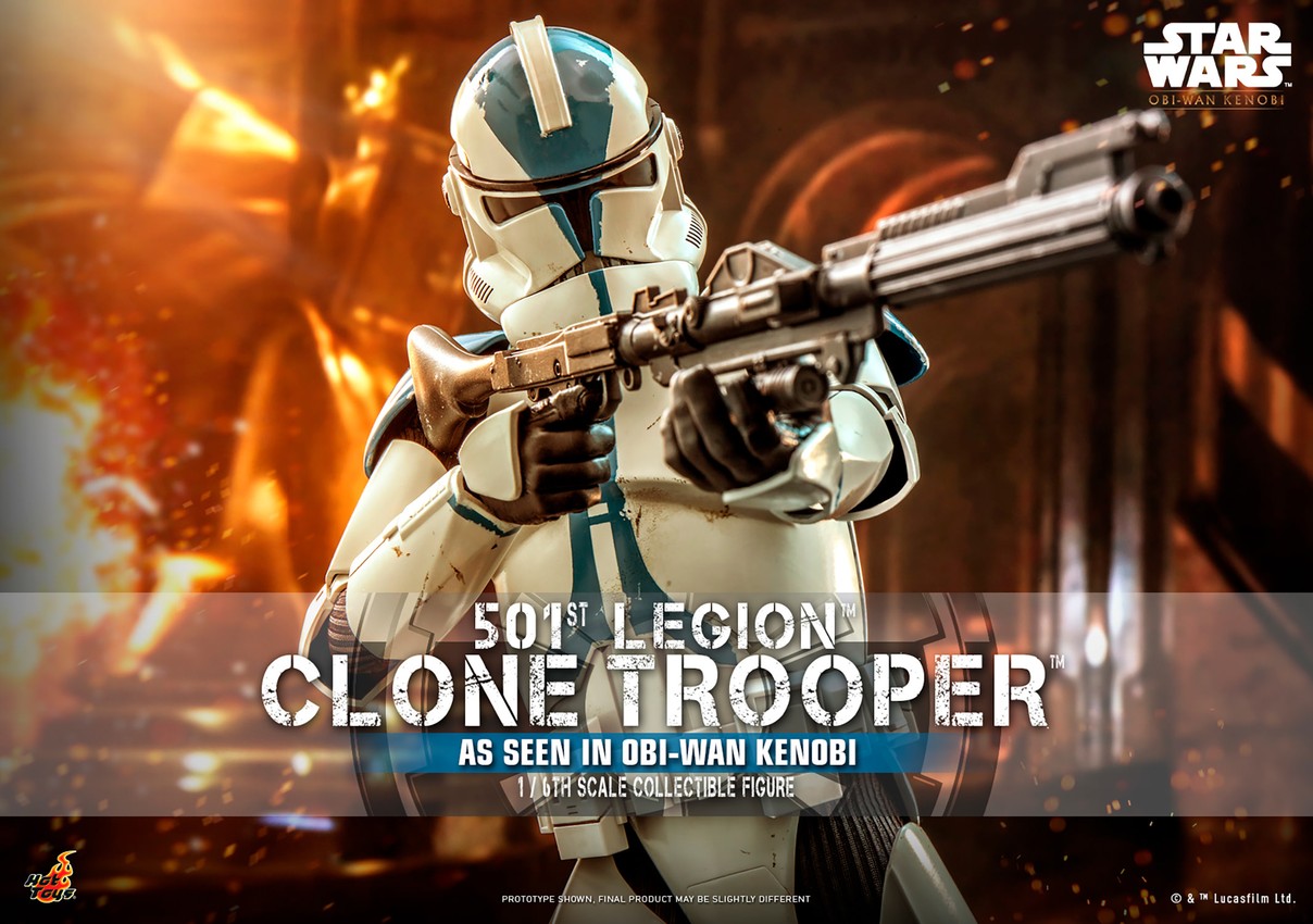 501st Legion Clone Trooper Sixth Scale Figure by Hot Toys