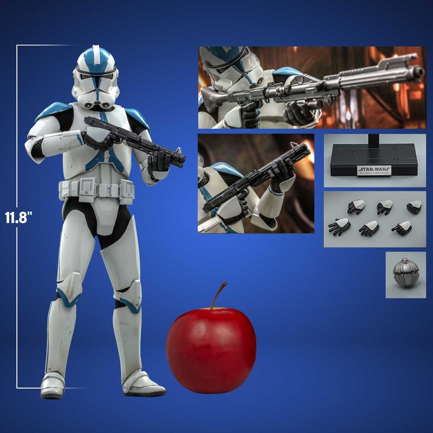 501st Legion Clone Trooper Sixth Scale Figure by Hot Toys