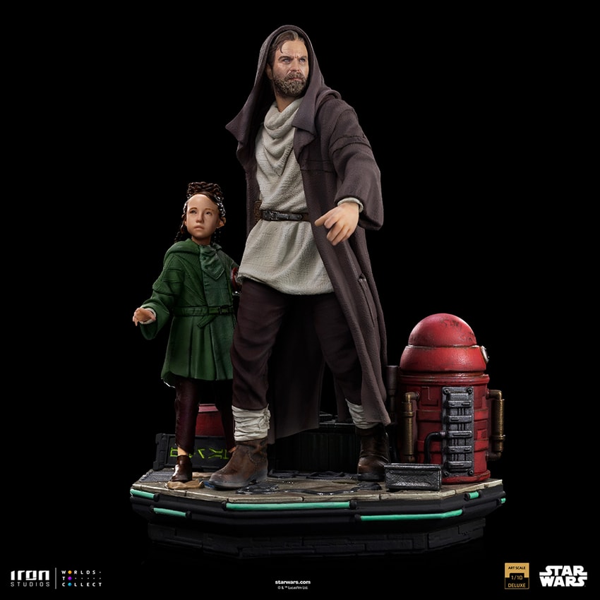 Obi-Wan and Young Leia Deluxe- Prototype Shown View 1