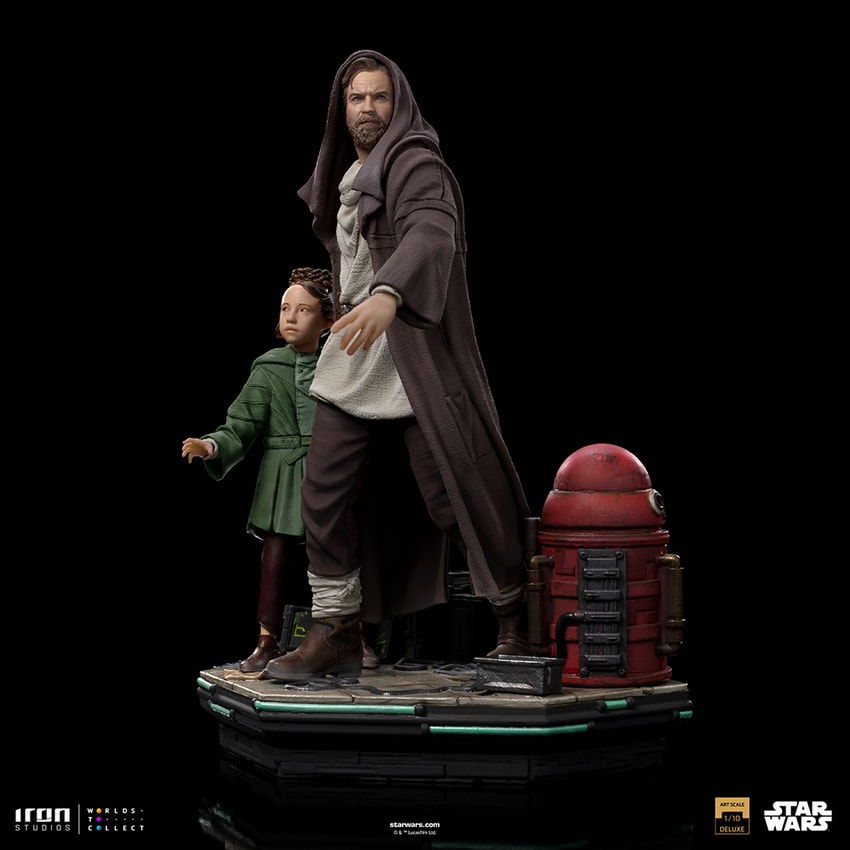 Obi-Wan and Young Leia Deluxe- Prototype Shown View 2
