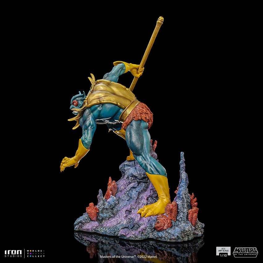 Masters of the Universe Mer-Man 1:10 Scale Statue - Prototype Shown View 5