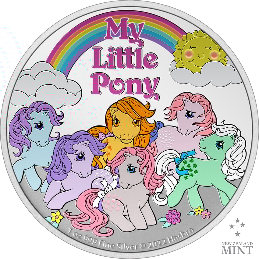 My Little Pony 1oz Silver Coin- Prototype Shown