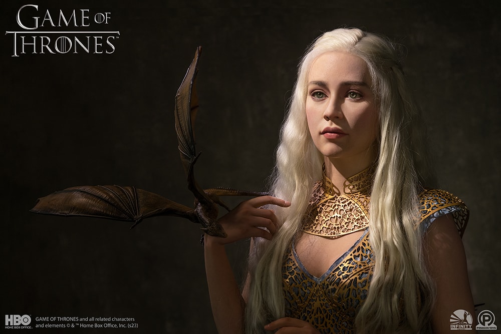 Game of Thrones Daenerys Targaryen Life-Size Bust - Prototype Shown View 5