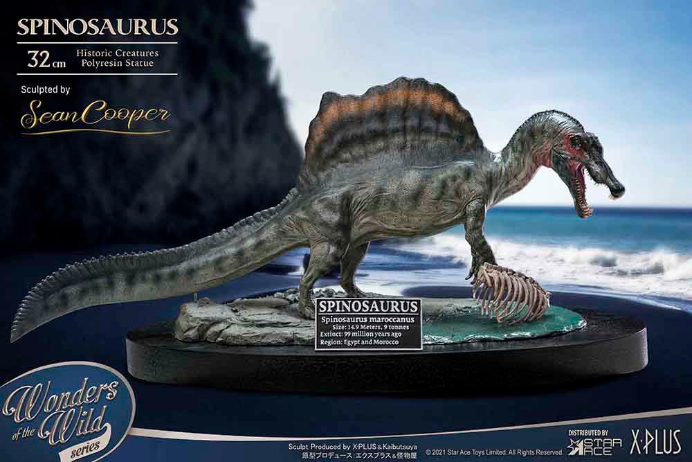 Pre-Historic Creatures Spinosaurus 2.0 (Land Version) Deluxe Statues - Prototype Shown View 3