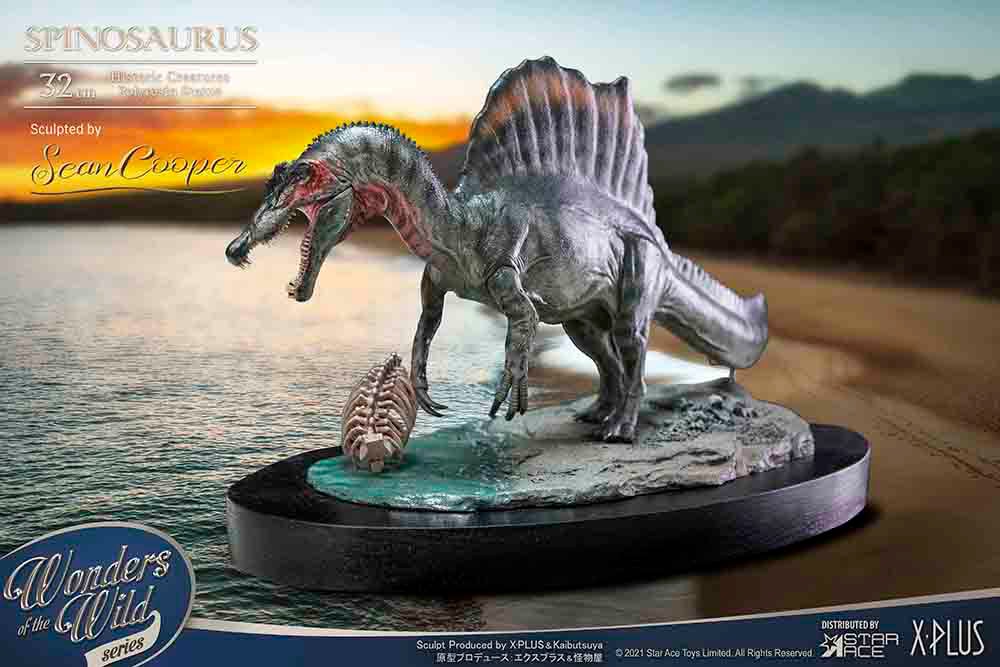 Pre-Historic Creatures Spinosaurus 2.0 (Land Version) Deluxe Statues - Prototype Shown View 1