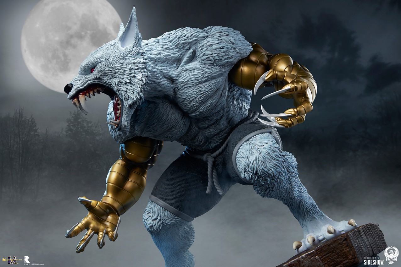 Killer Instinct Sabrewulf – White Wolf Quarter Scale Statue - Prototype Shown View 6