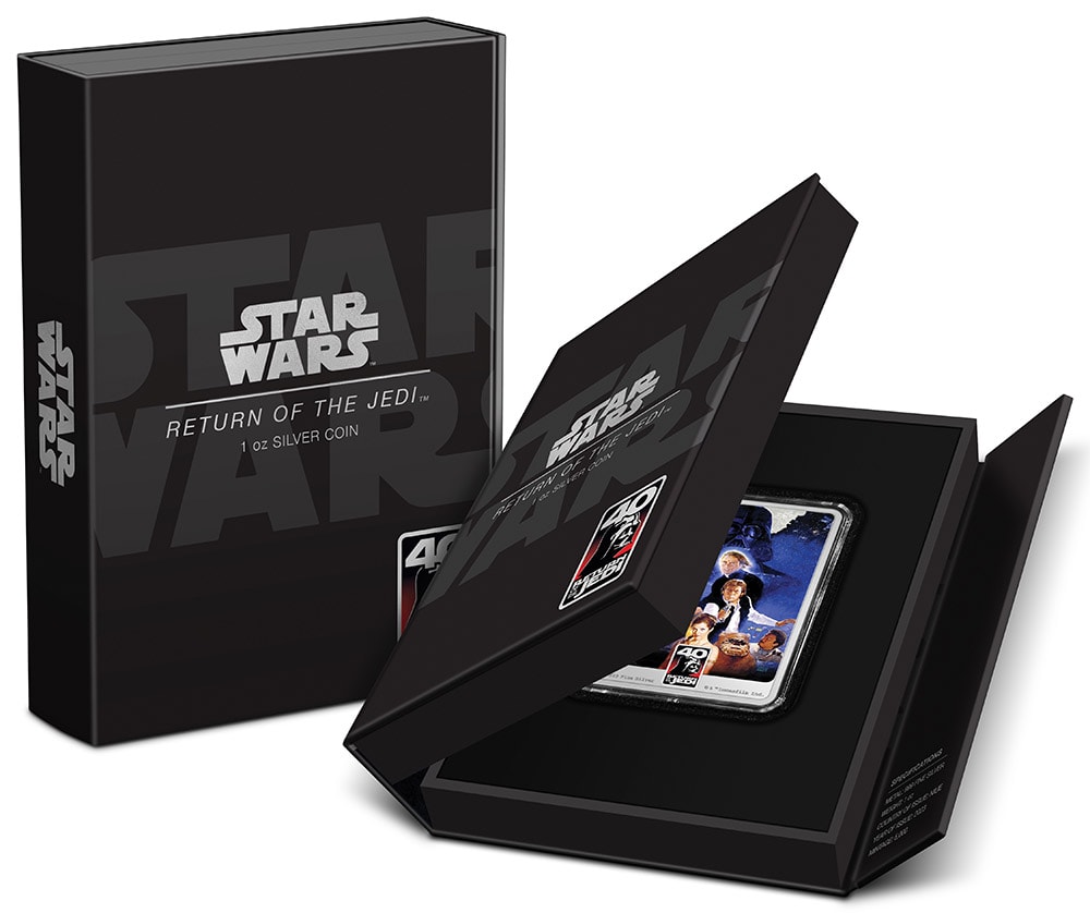 Star Wars: Return of the Jedi 40th Anniversary 1oz Silver Coin- Prototype Shown View 5