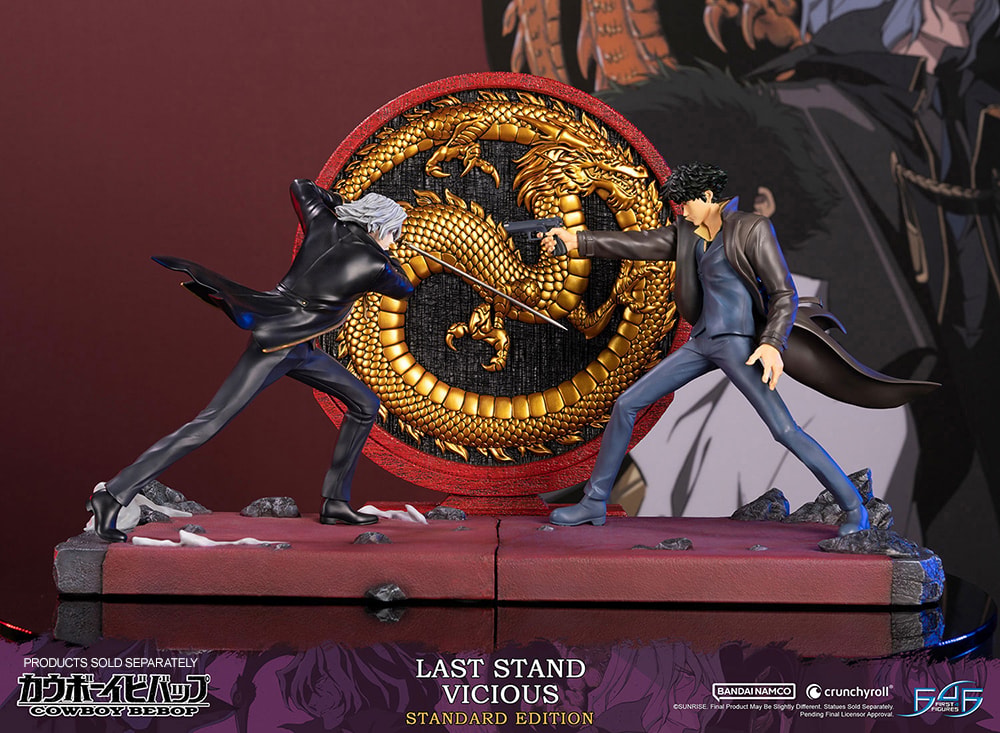 Cowboy Bebop Last Stand Vicious Statues - Prototype Shown View 2
