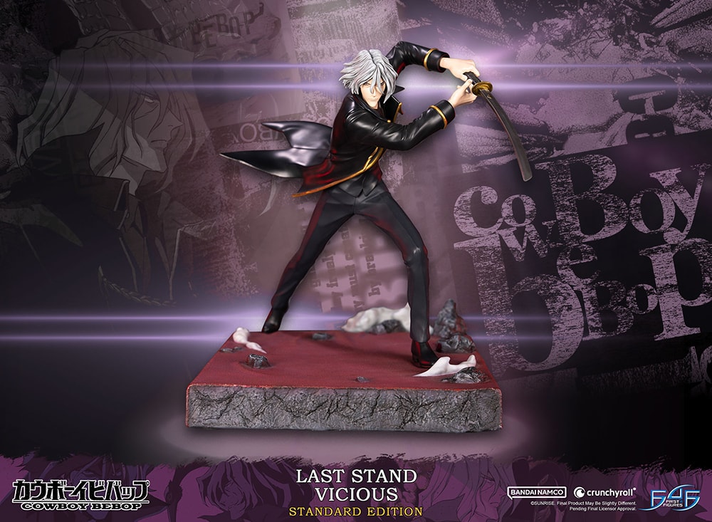 Cowboy Bebop Last Stand Vicious Statues - Prototype Shown View 3