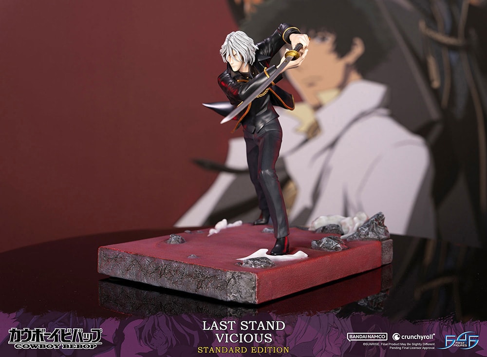 Cowboy Bebop Last Stand Vicious Statues - Prototype Shown View 4