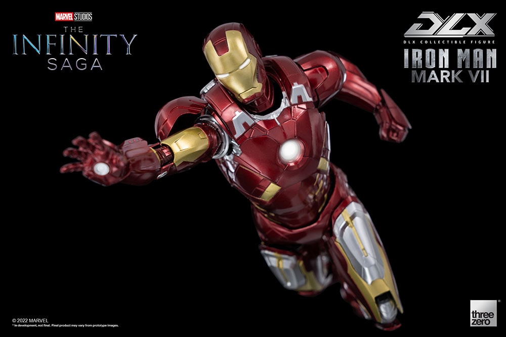 Marvel DLX Iron Man Mark 7 Collectible Figure - Prototype Shown View 3