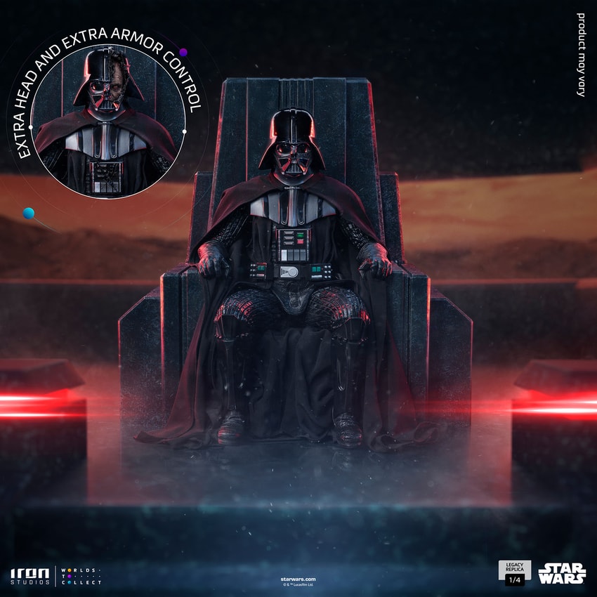 Darth Vader on Throne- Prototype Shown