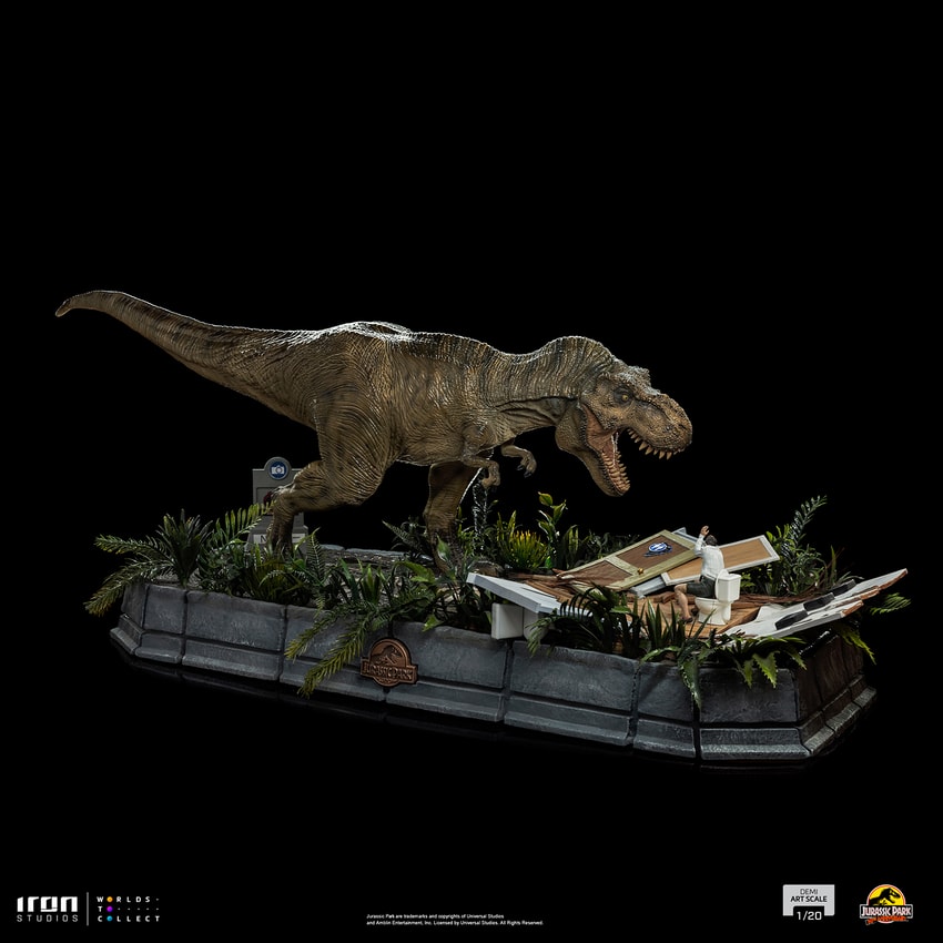 T rex breakout statue online