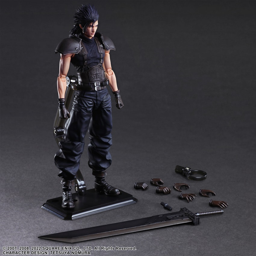 Final Fantasy Zack Fair SOLDIER 1st Class Action Figure - Prototype Shown View 6