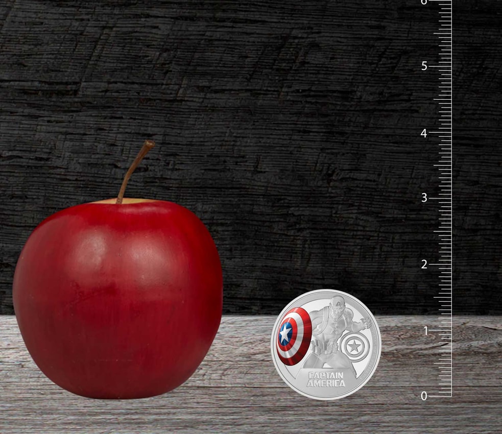 Captain America 1oz Silver Coin- Prototype Shown
