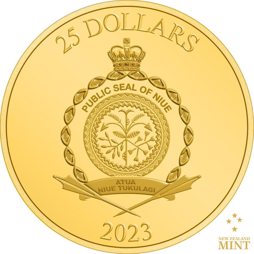 Captain America 1/4oz Gold Coin Silver Collectible by New Zealand