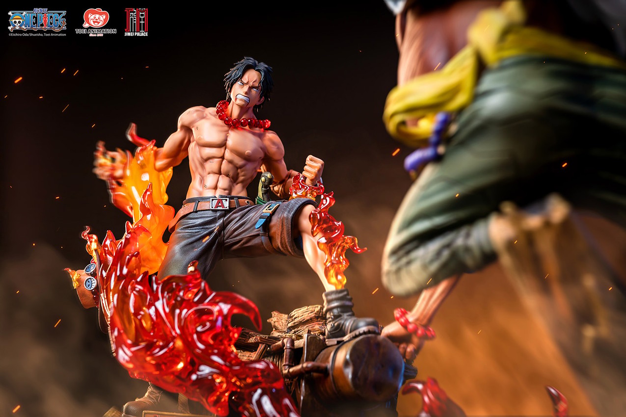 Portgas D. Ace VS Marshall D. Teach Statue by Jimei Palace