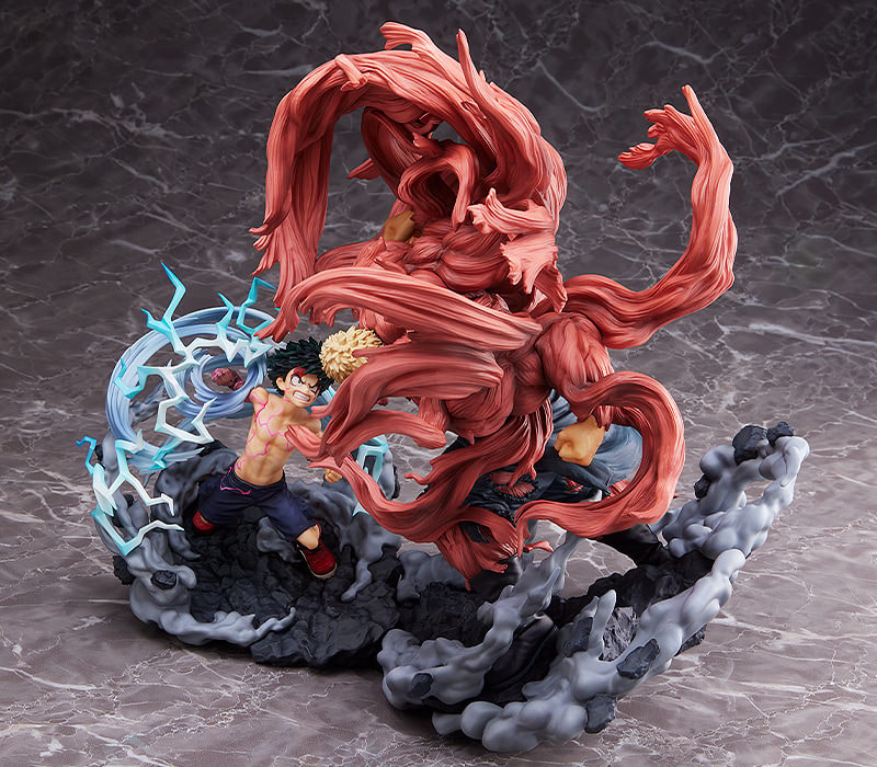 My Hero Academia Izuku Midoriya Vs. Muscular Statues - Prototype Shown View 6
