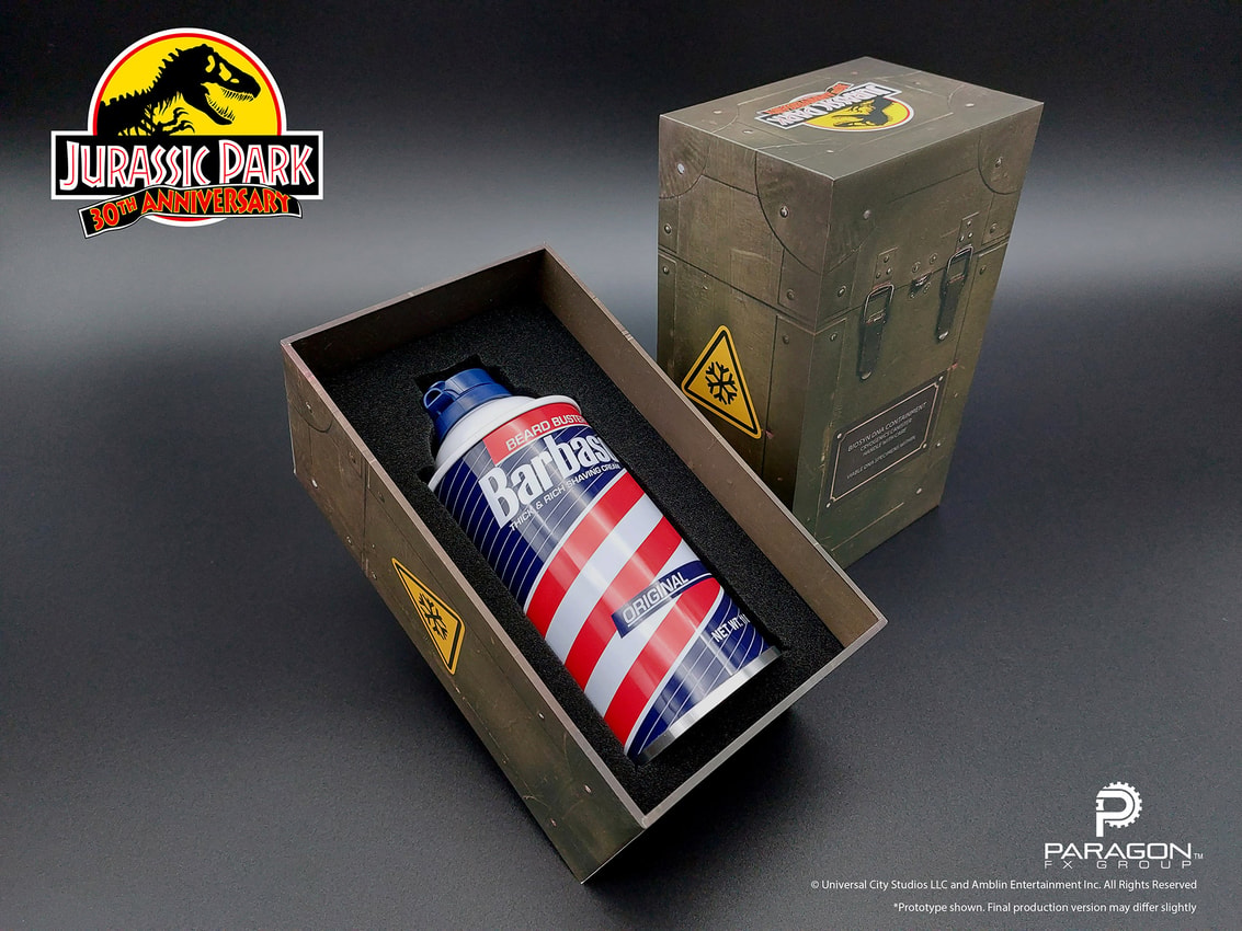 Jurassic Park Cryogenics Canister Prop Replica - Prototype Shown View 2