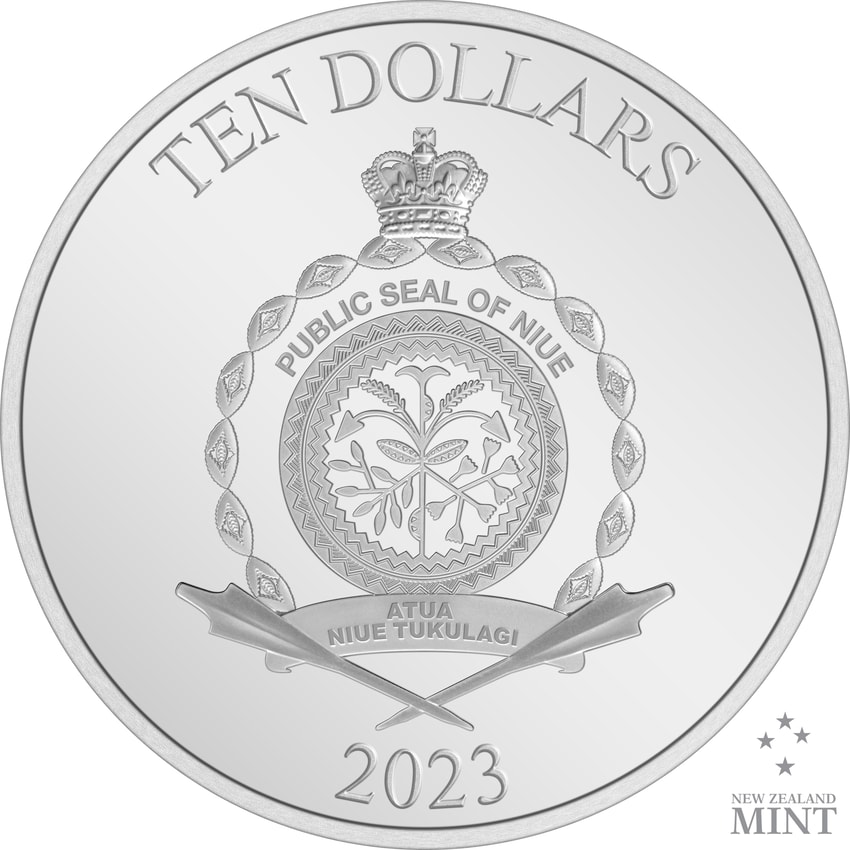 Luke Skywalker™ 3oz Silver Coin Silver Collectible by New Zealand