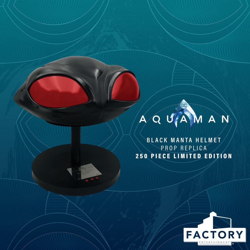 Black Manta Helmet- Prototype Shown View 1