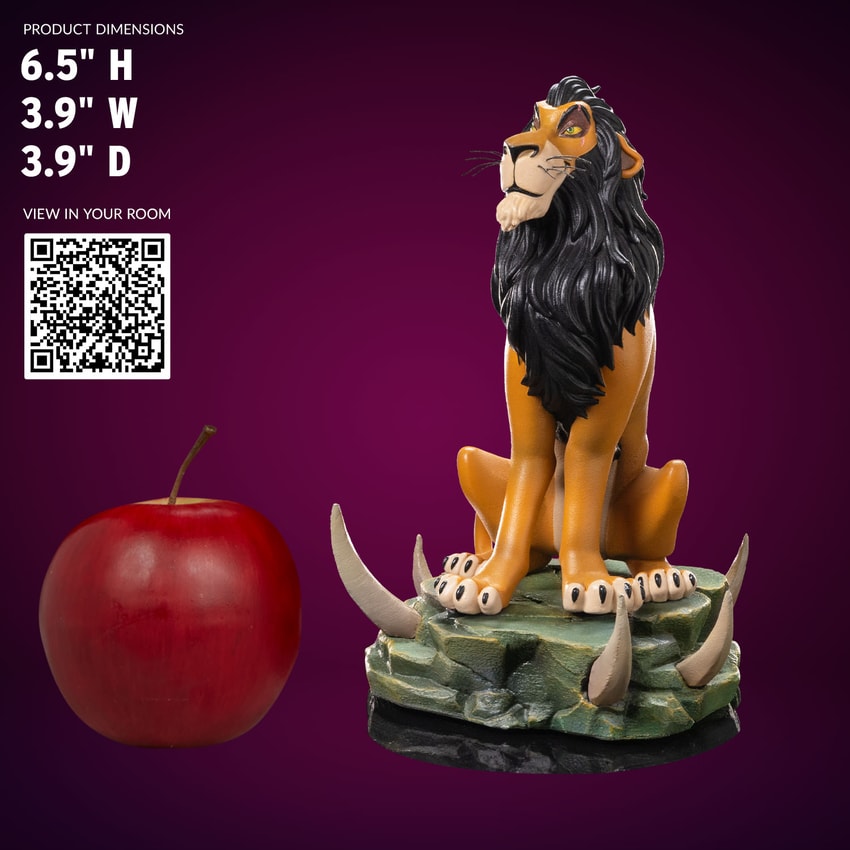 Scar Deluxe Art Scale - Disney Le Roi Lion