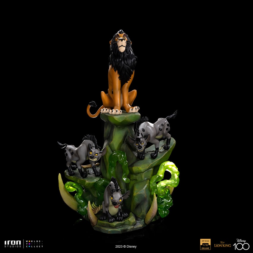 Disney Scar Deluxe 1:10 Scale Statue - Prototype Shown View 6