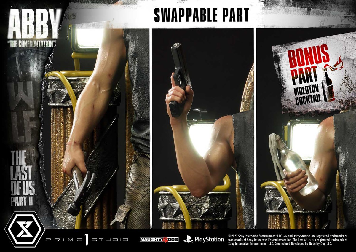 The Last of Us Abby "The Confrontation" (Bonus Version) Quarter Scale Statue - Prototype Shown View 6