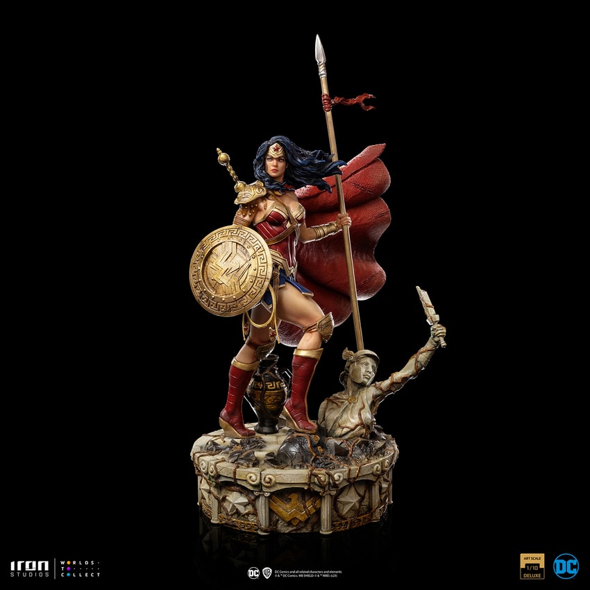 The Wonder Woman Unleashed 1:10 Scale Statue by Iron Studios