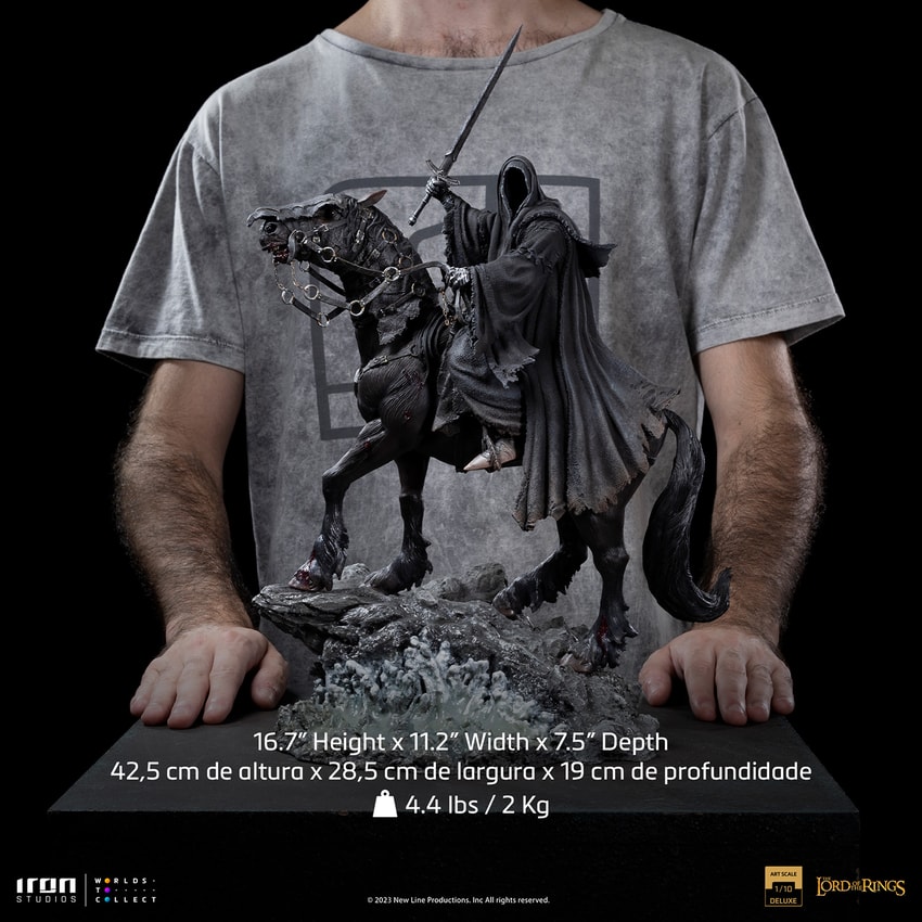 Romantik Ung skærm Nazgul on Horse Deluxe 1:10 Scale Statue by Iron Studios | Sideshow  Collectibles