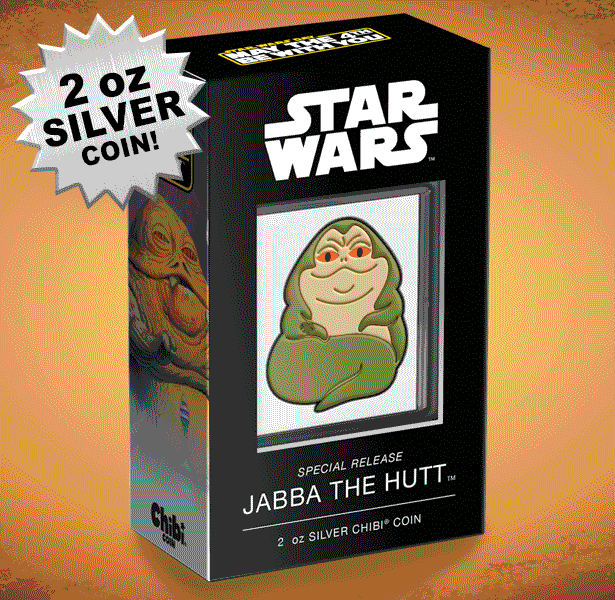 Jabba the Hutt 2oz Silver Coin- Prototype Shown