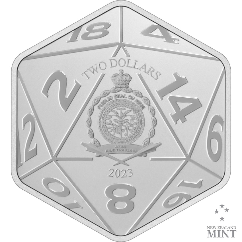 Dungeons & Dragons 1oz Silver Coin- Prototype Shown