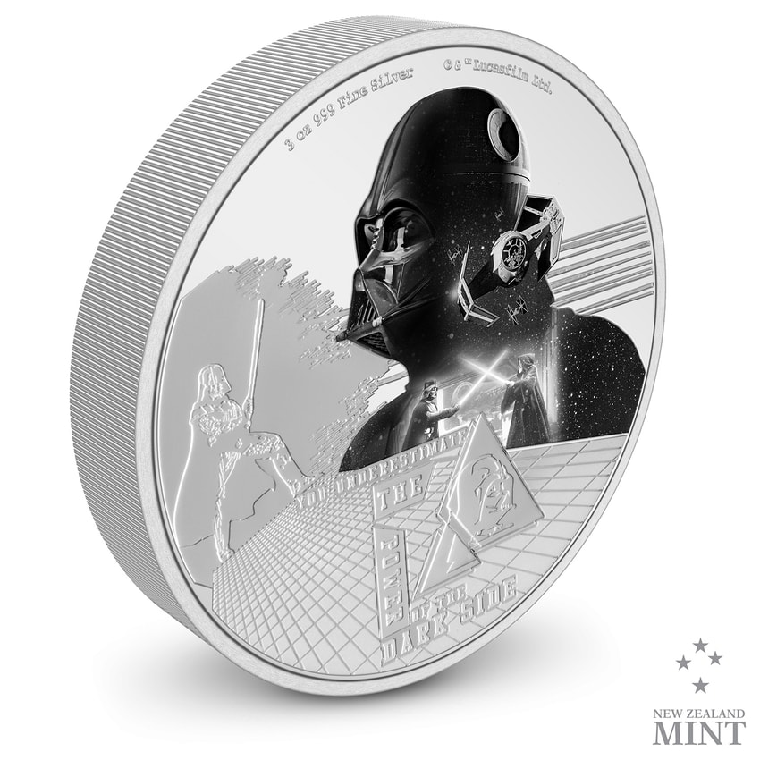 Darth Vader 3oz Silver Coin- Prototype Shown
