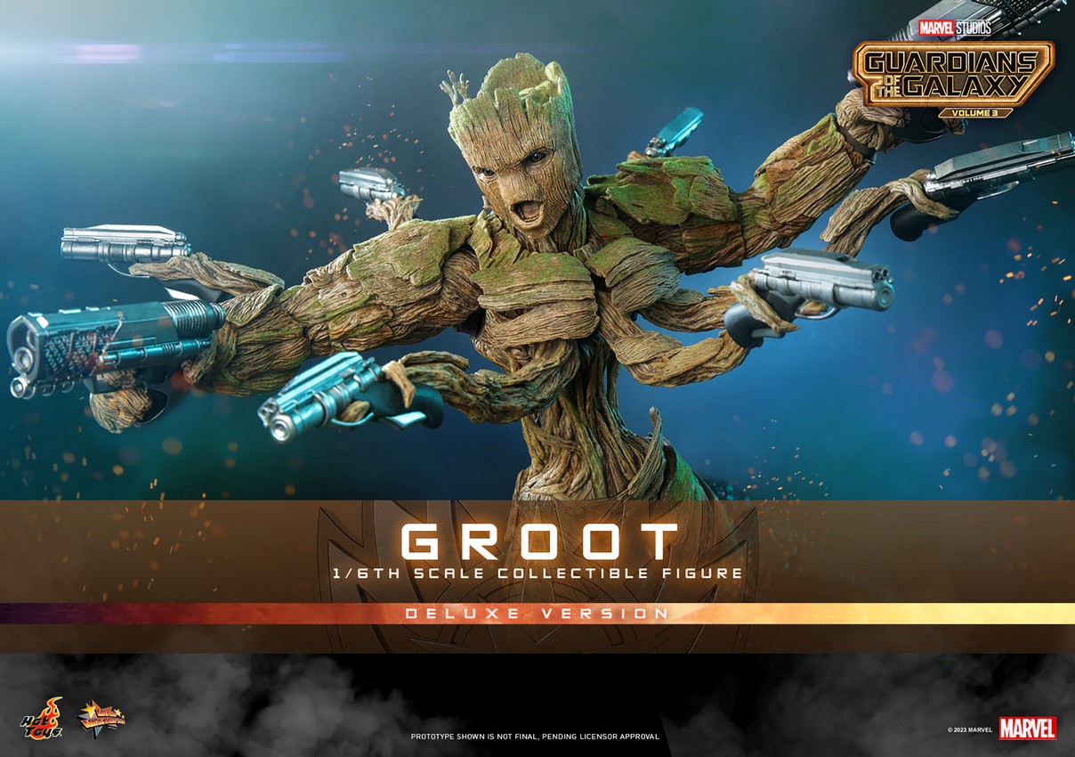Marvel Groot (Deluxe Version) Sixth Scale Figure - Prototype Shown View 6