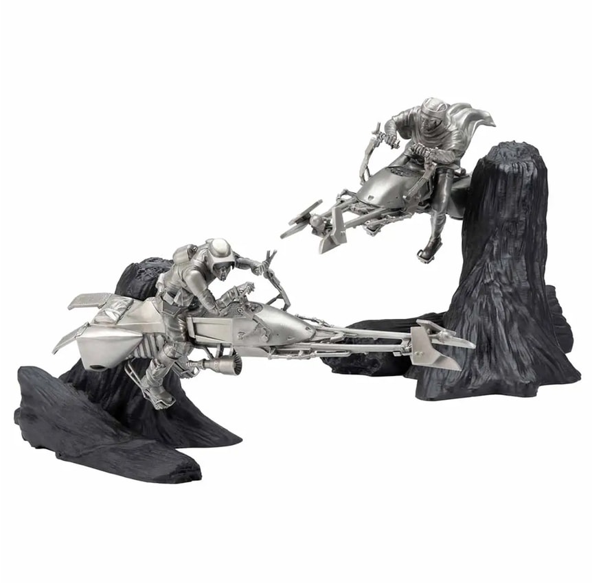 Speeder Bike Chase Diorama- Prototype Shown