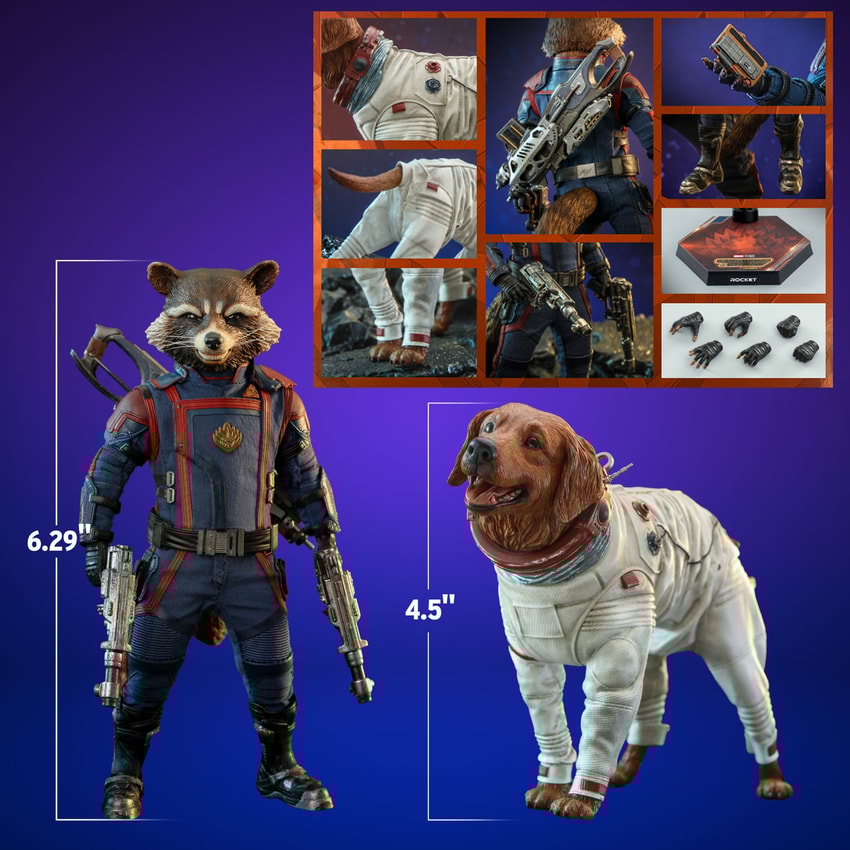 Rocket and Cosmo- Prototype Shown View 2